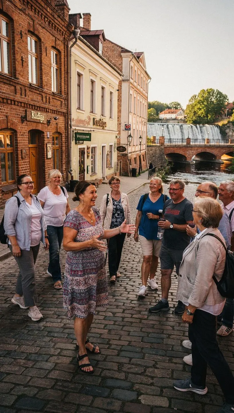 Latvijas kultūras mantojuma ekskursija pa vēsturiskām vietām.